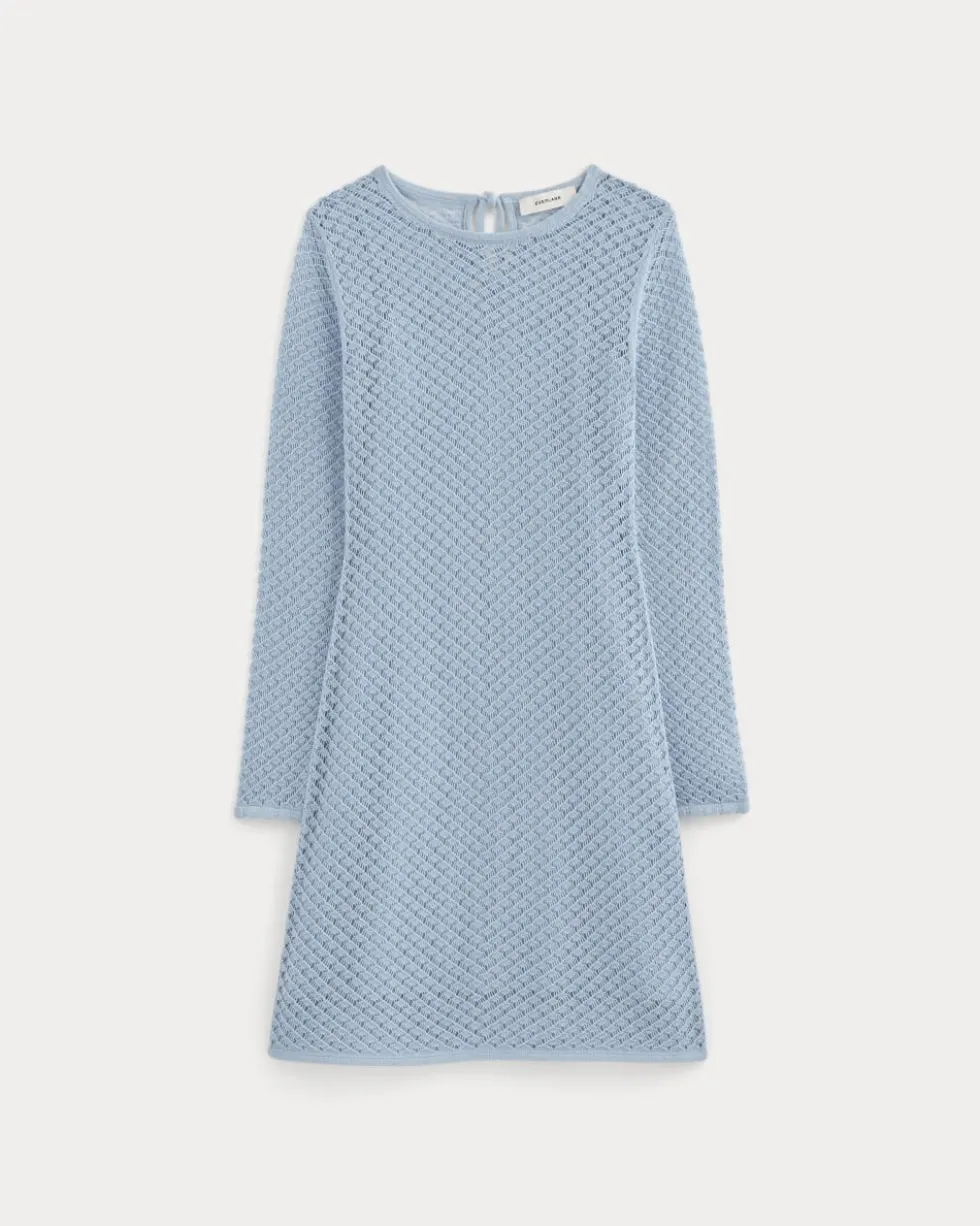 The Lace Knit Mini Dress