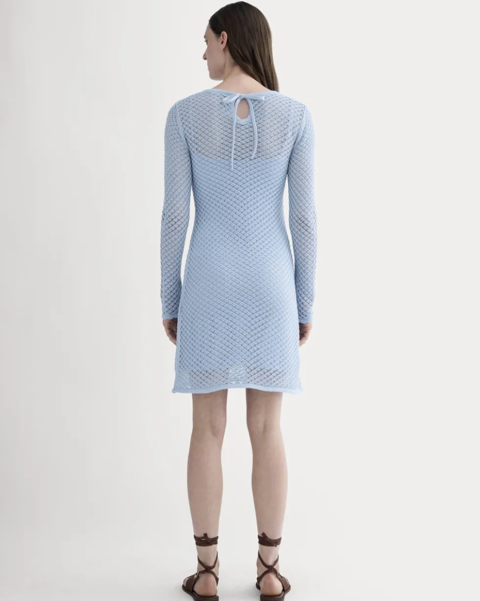 The Lace Knit Mini Dress