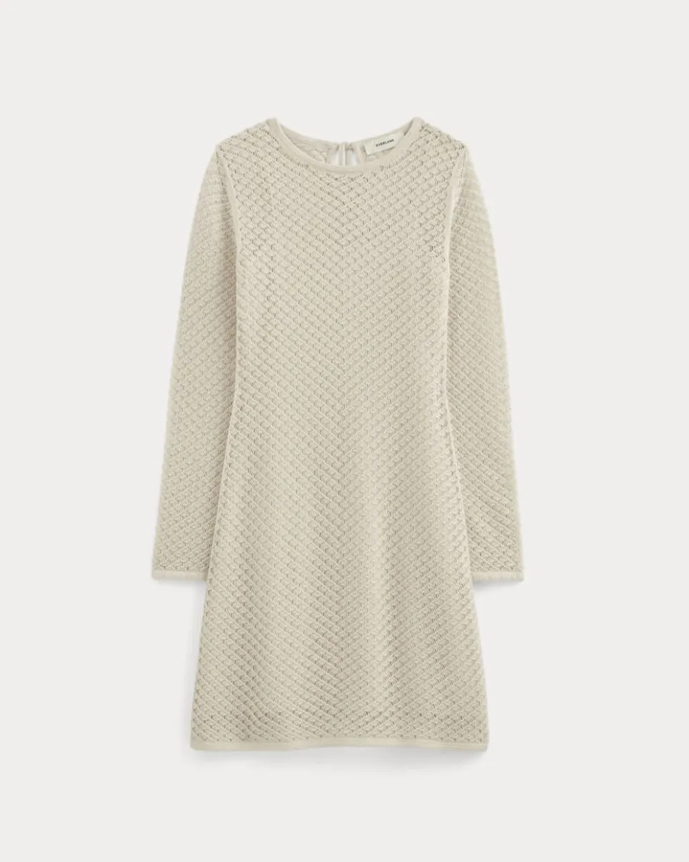 The Lace Knit Mini Dress