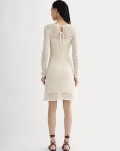 The Lace Knit Mini Dress