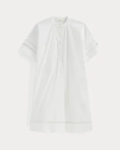 The Lace Trim Popover Dress