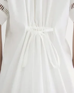The Lace Trim Popover Dress