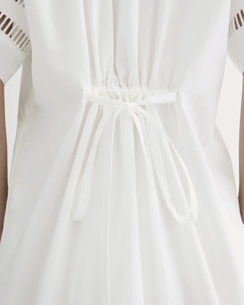 The Lace Trim Popover Dress