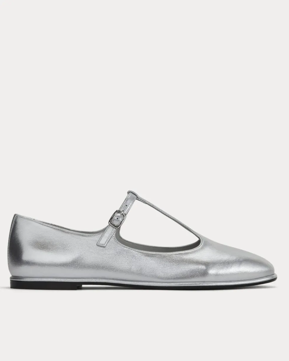 The Leather T-Strap Flat