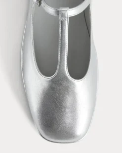 The Leather T-Strap Flat