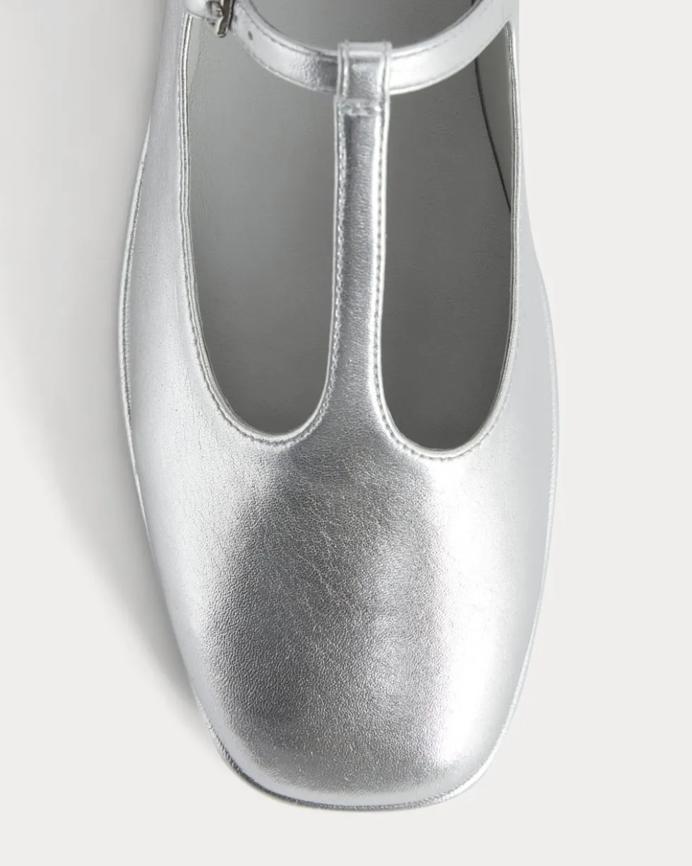 The Leather T-Strap Flat