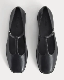 The Leather T-Strap Flat