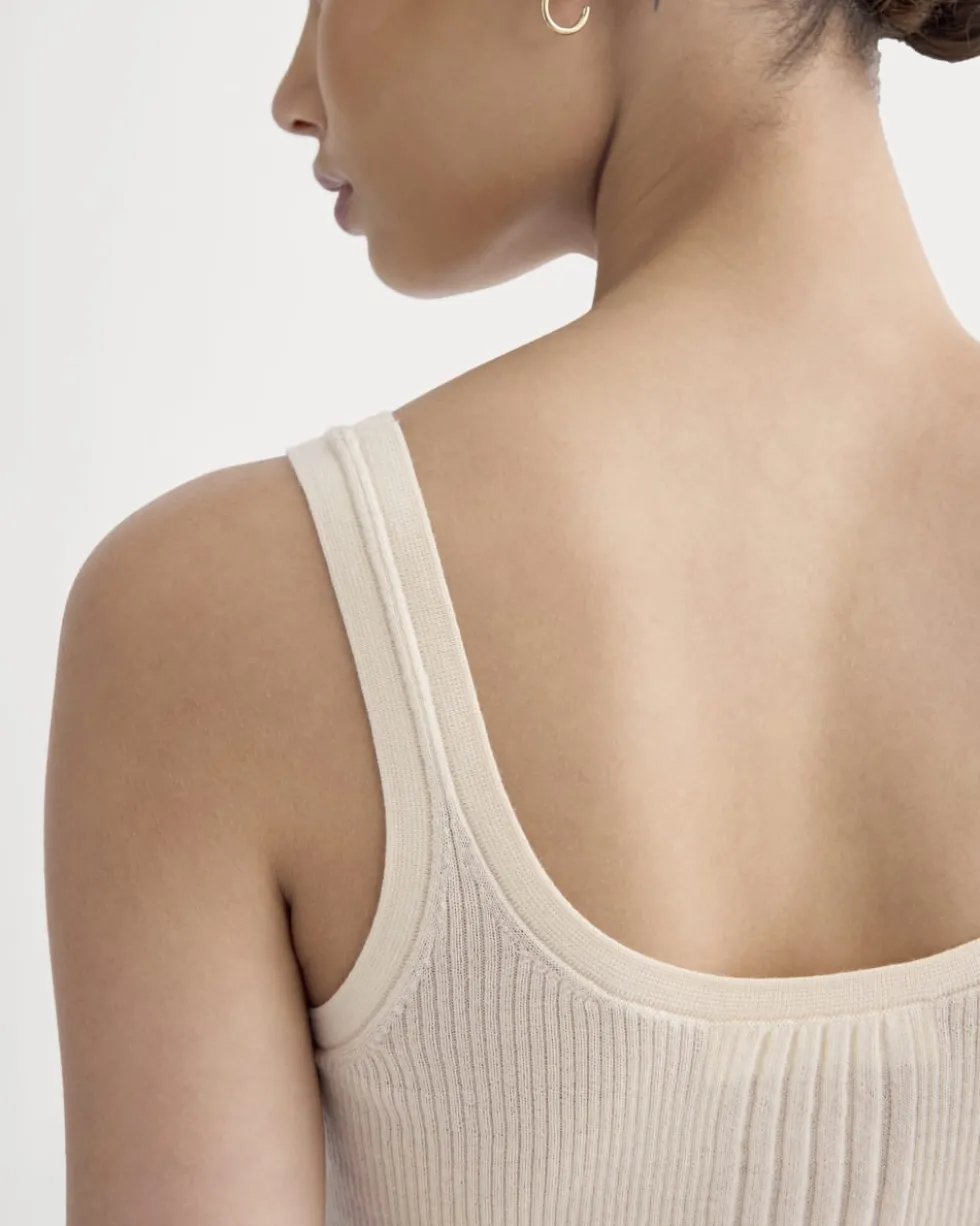 The Light Ribbed Cami in Ultrasoft Merino