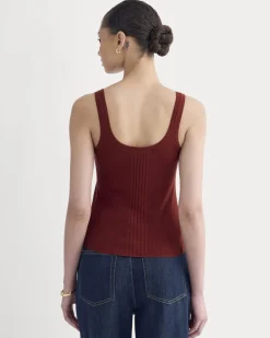 The Light Ribbed Cami in Ultrasoft Merino