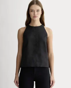 The Linen High-Neck Tank