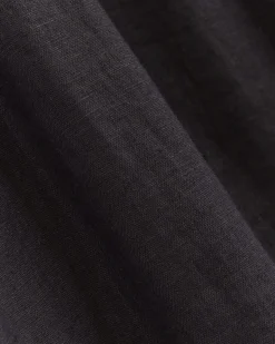 The Linen Oversized Puff-Sleeve Dress