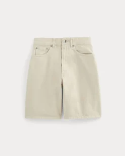 The Long A-Line Denim Short
