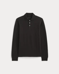 The Long-Sleeve Pique Polo
