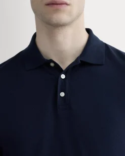 The Long-Sleeve Pique Polo