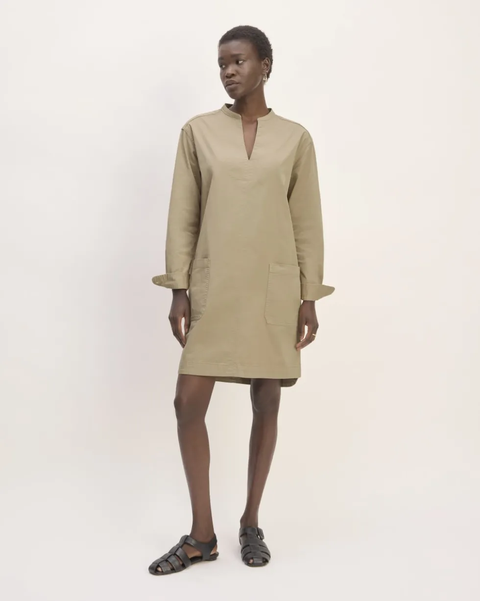 The Long-Sleeve Utility Mini Dress