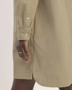 The Long-Sleeve Utility Mini Dress