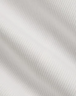 The Luxe Rib Funnel-Neck Tee