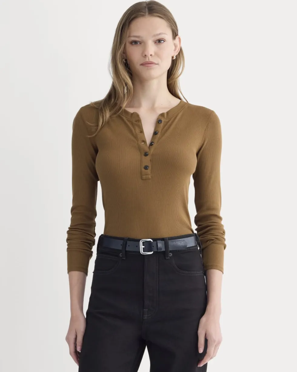 The Luxe Rib Henley