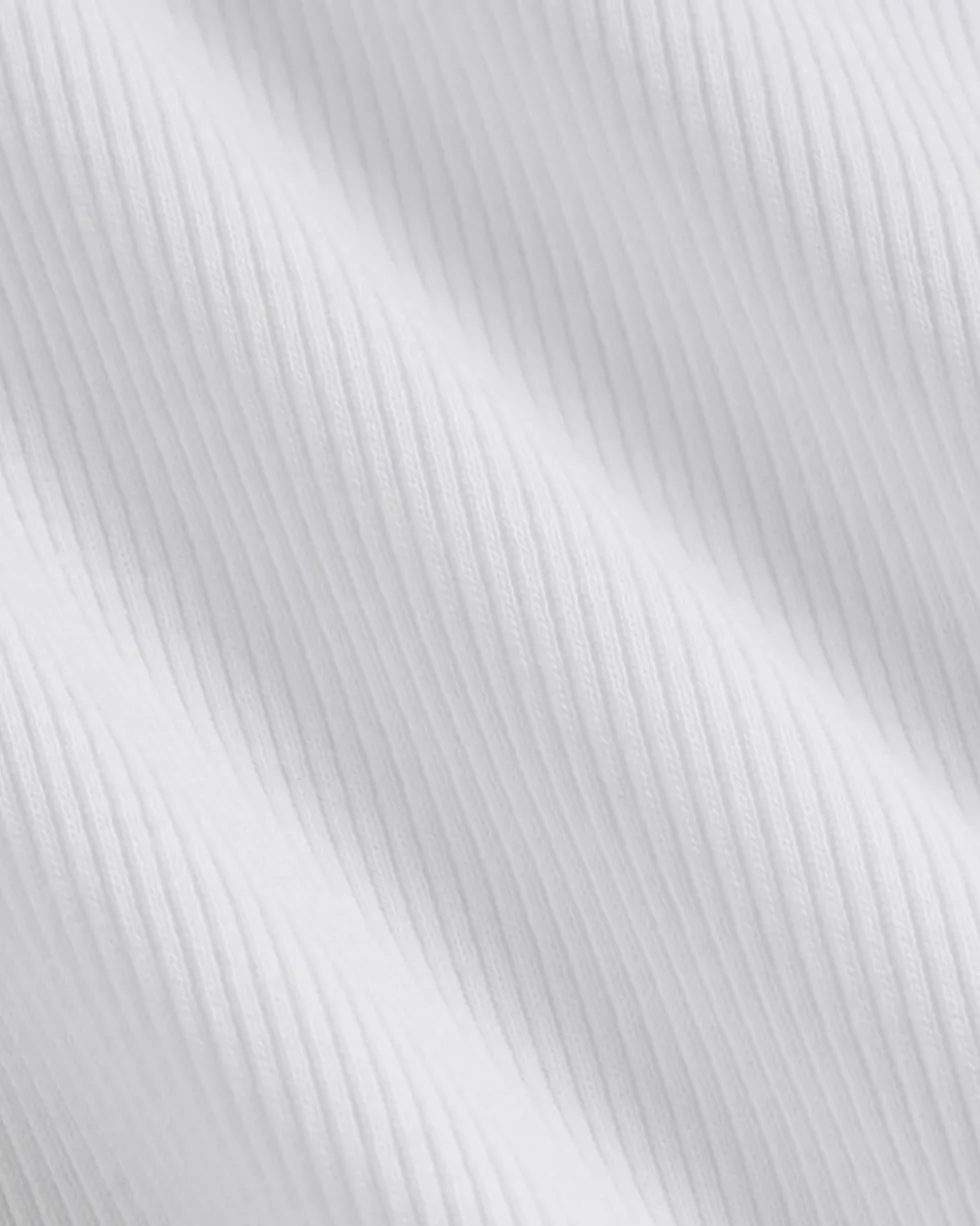 The Luxe Rib Long-Sleeve Scoop-Neck Tee
