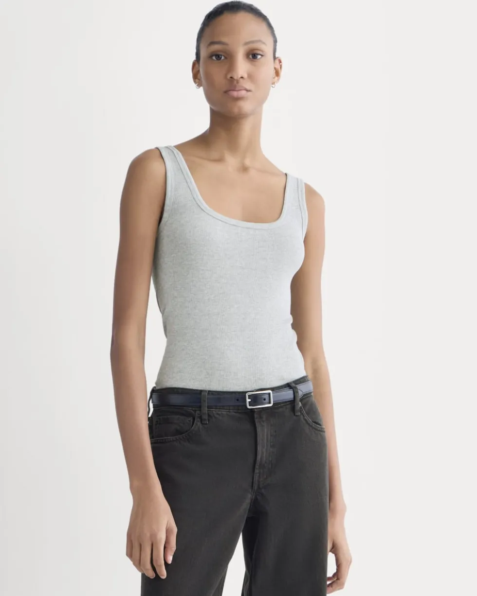 The Luxe Rib Square-Neck Tank