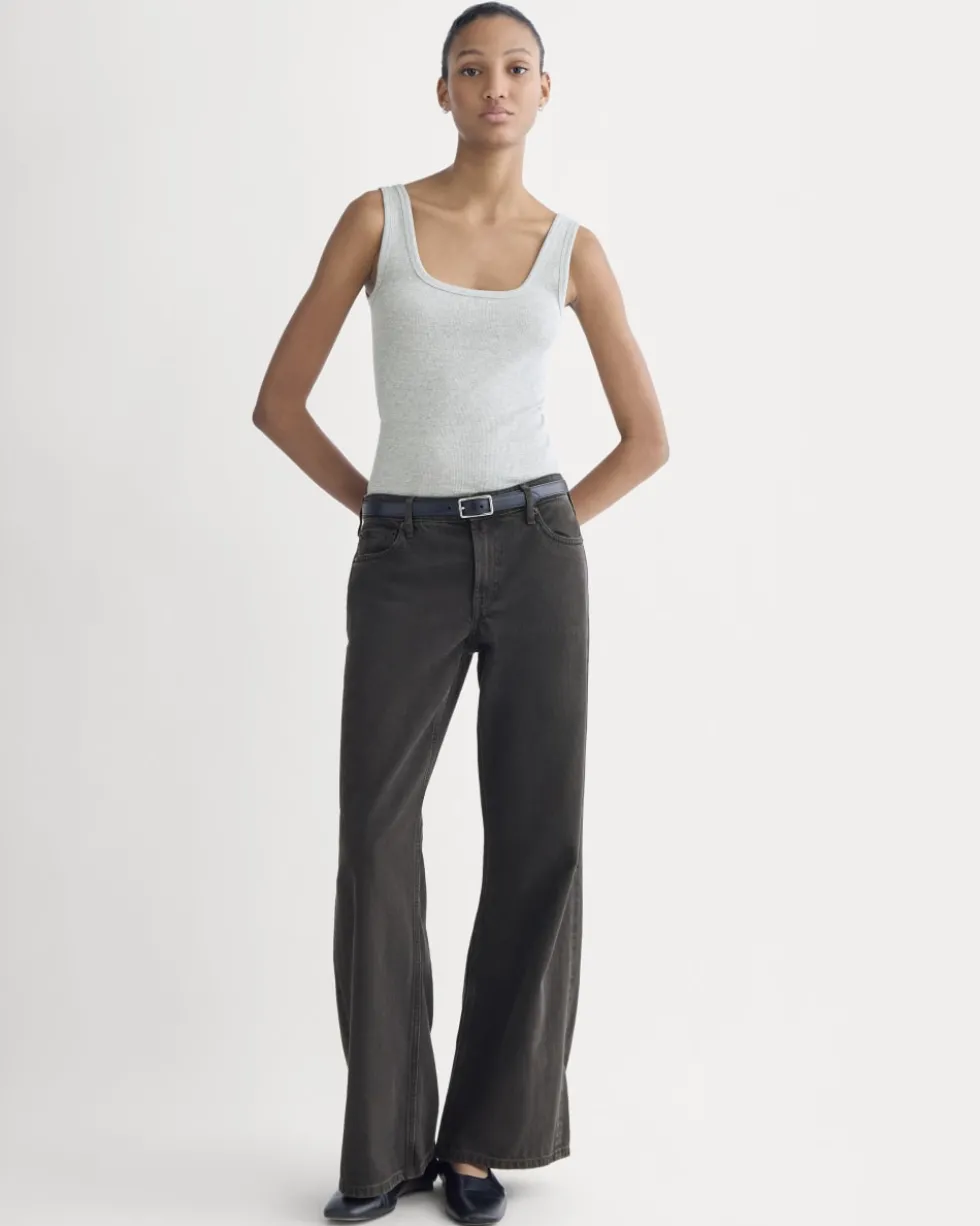 The Luxe Rib Square-Neck Tank