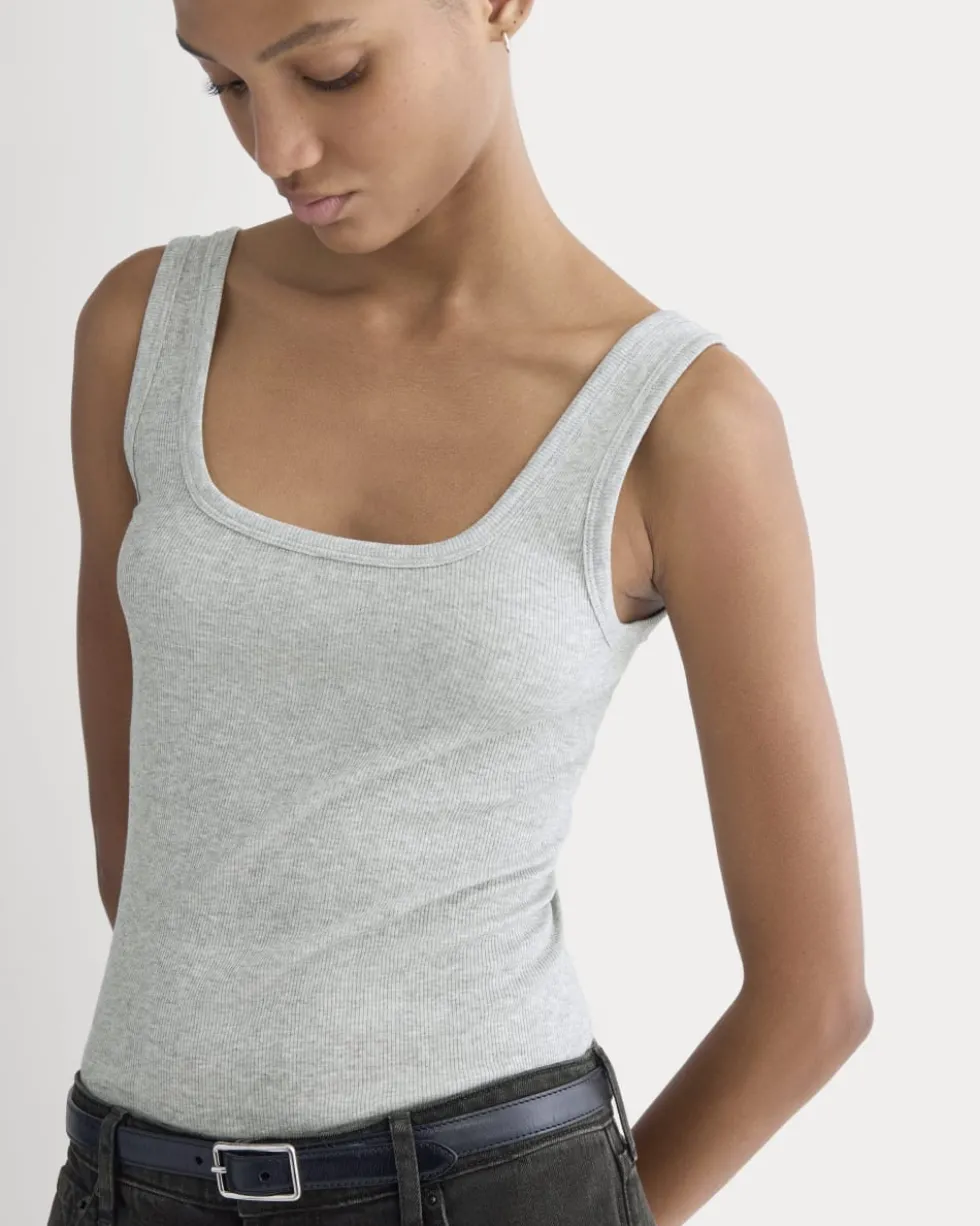 The Luxe Rib Square-Neck Tank
