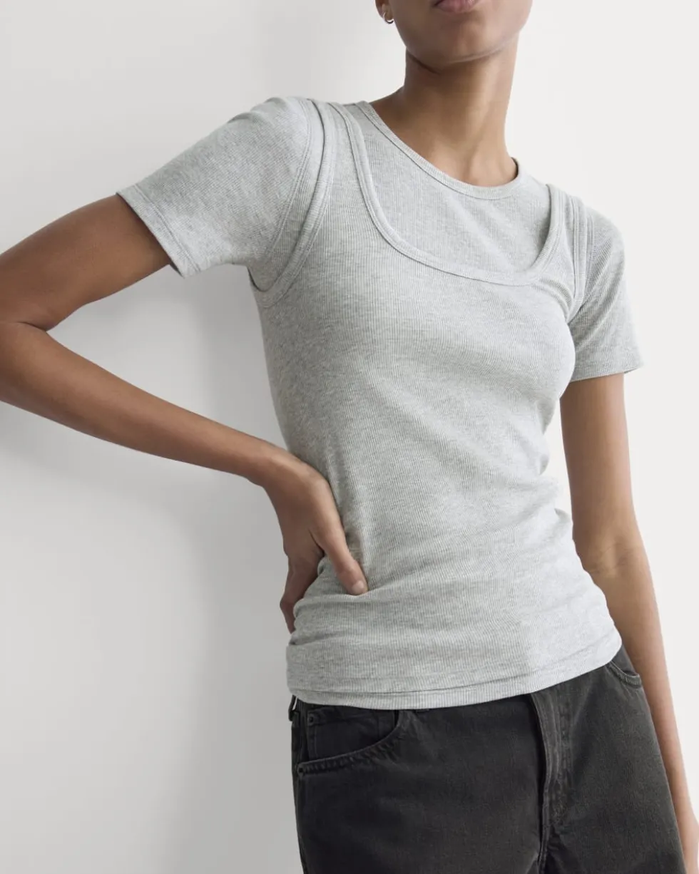 The Luxe Rib Square-Neck Tank