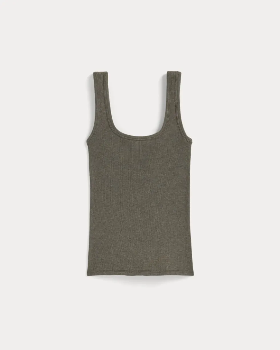 The Luxe Rib Square-Neck Tank