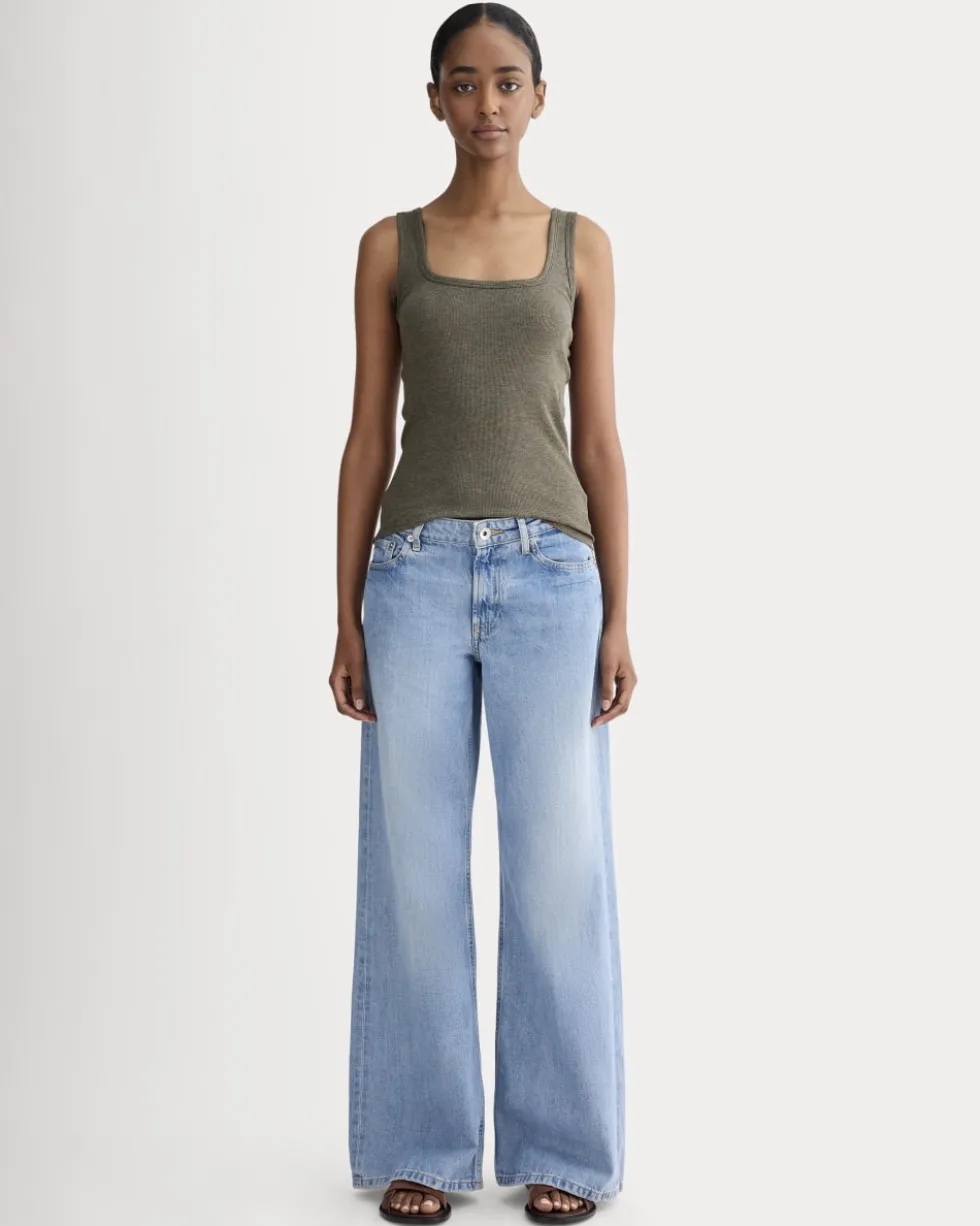 The Luxe Rib Square-Neck Tank