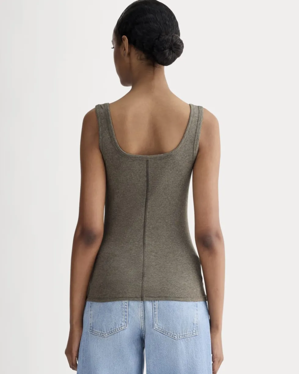 The Luxe Rib Square-Neck Tank