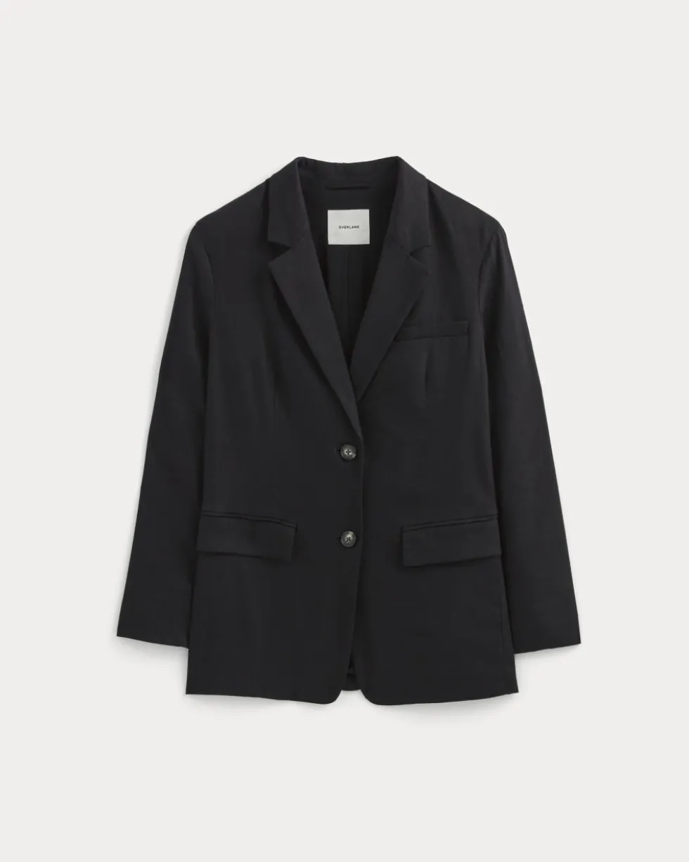 The Oversized Blazer in Stretch Linen