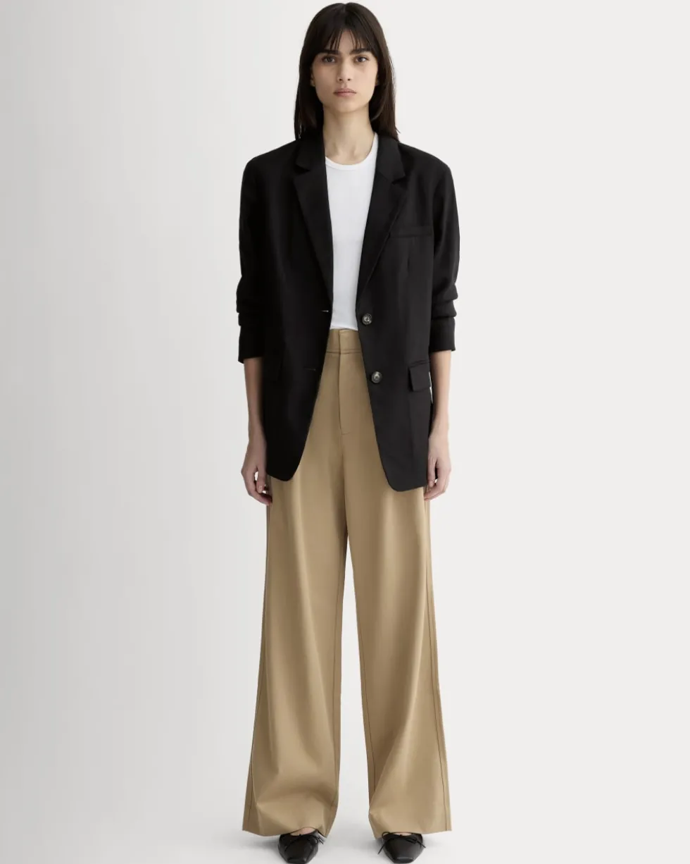 The Oversized Blazer in Stretch Linen