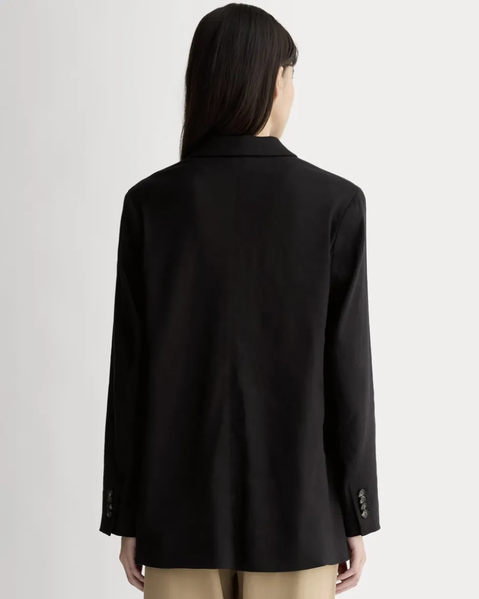 The Oversized Blazer in Stretch Linen