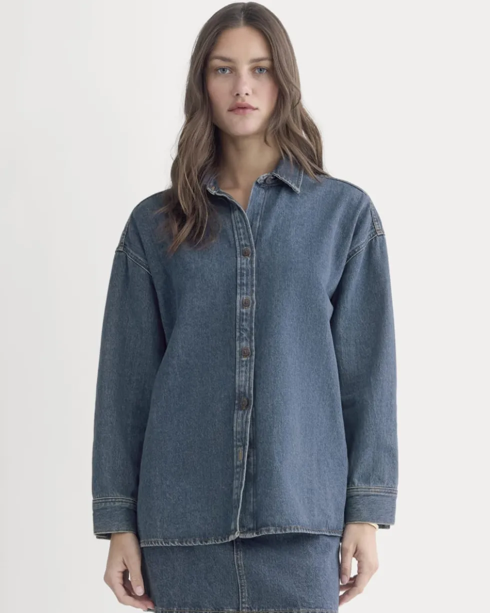 The Oversized Denim Shirt
