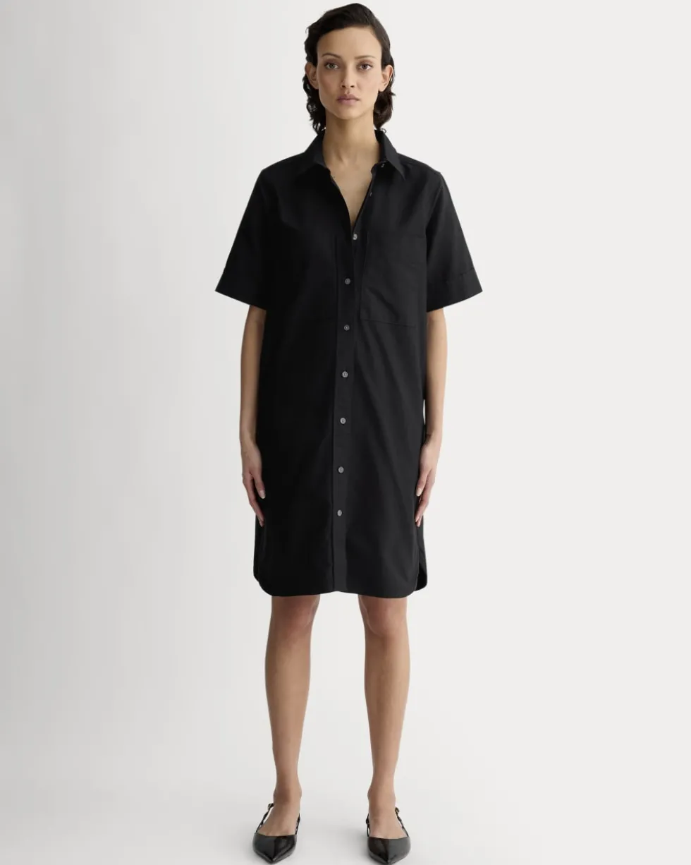 The Oxford Short-Sleeve Shirt Dress