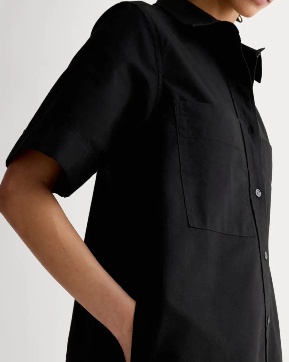 The Oxford Short-Sleeve Shirt Dress