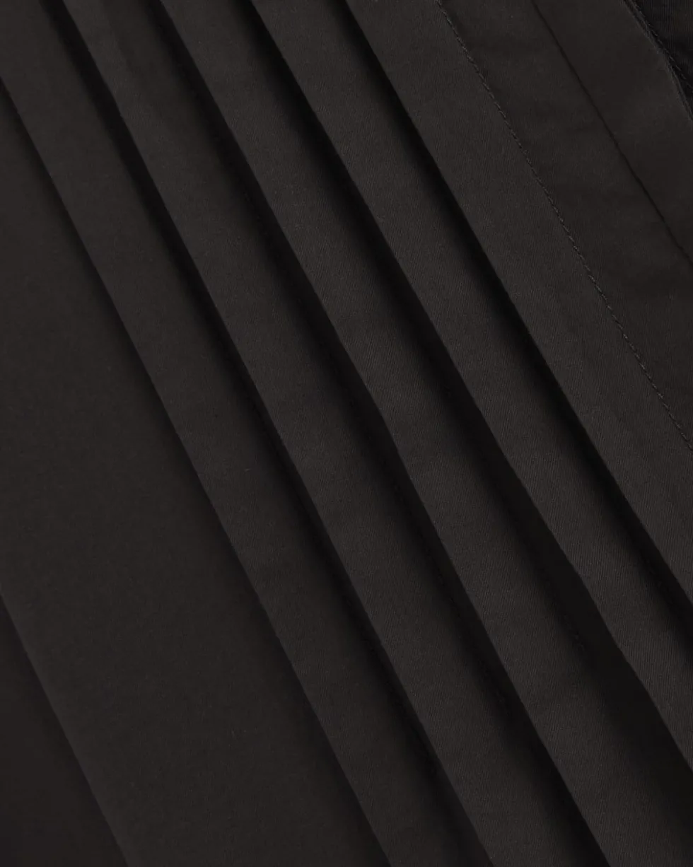 The Pleated Shirt in Silky Cotton