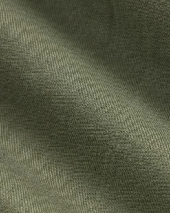 The Pleated Short in Stretch Linen