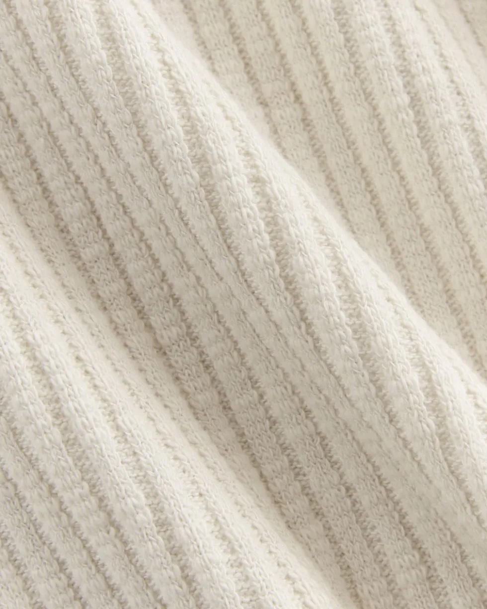 The Rib-Knit Henley Dress