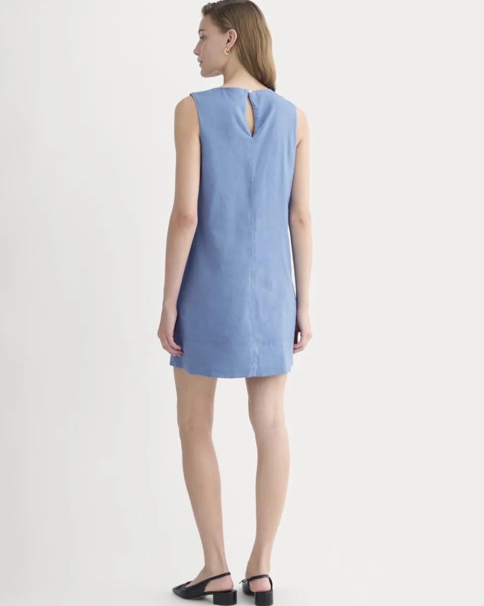 The Shift Dress in Stretch Linen