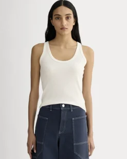 The Shimmy Scoop-Neck Tank
