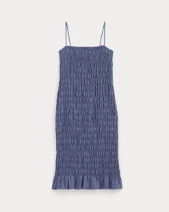 The Smocked Column Dress