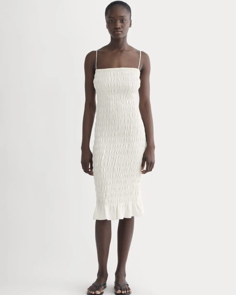 The Smocked Column Dress
