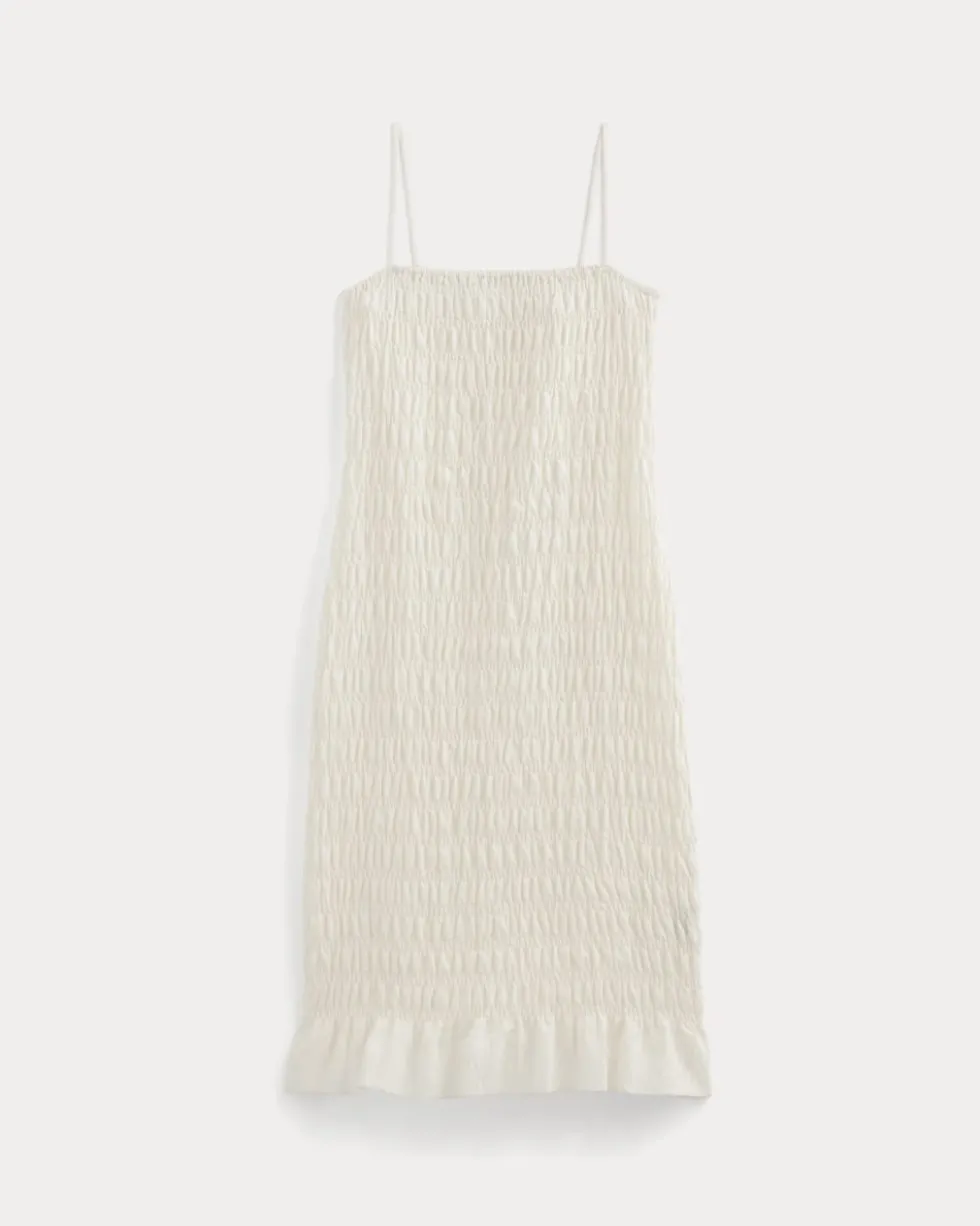 The Smocked Column Dress