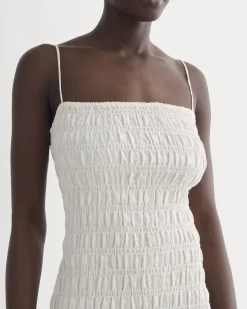 The Smocked Column Dress