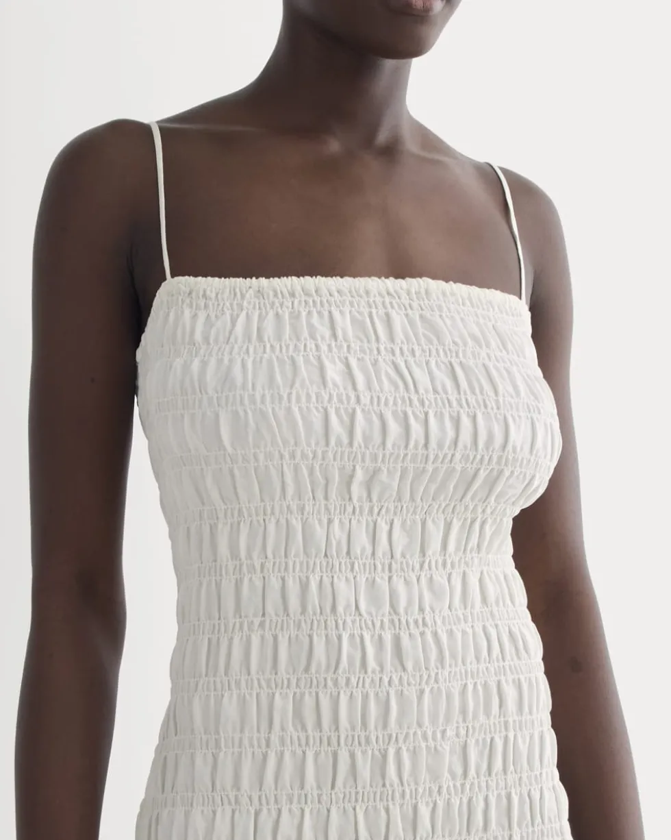The Smocked Column Dress