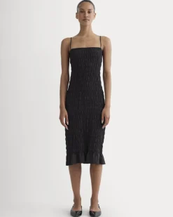 The Smocked Column Dress