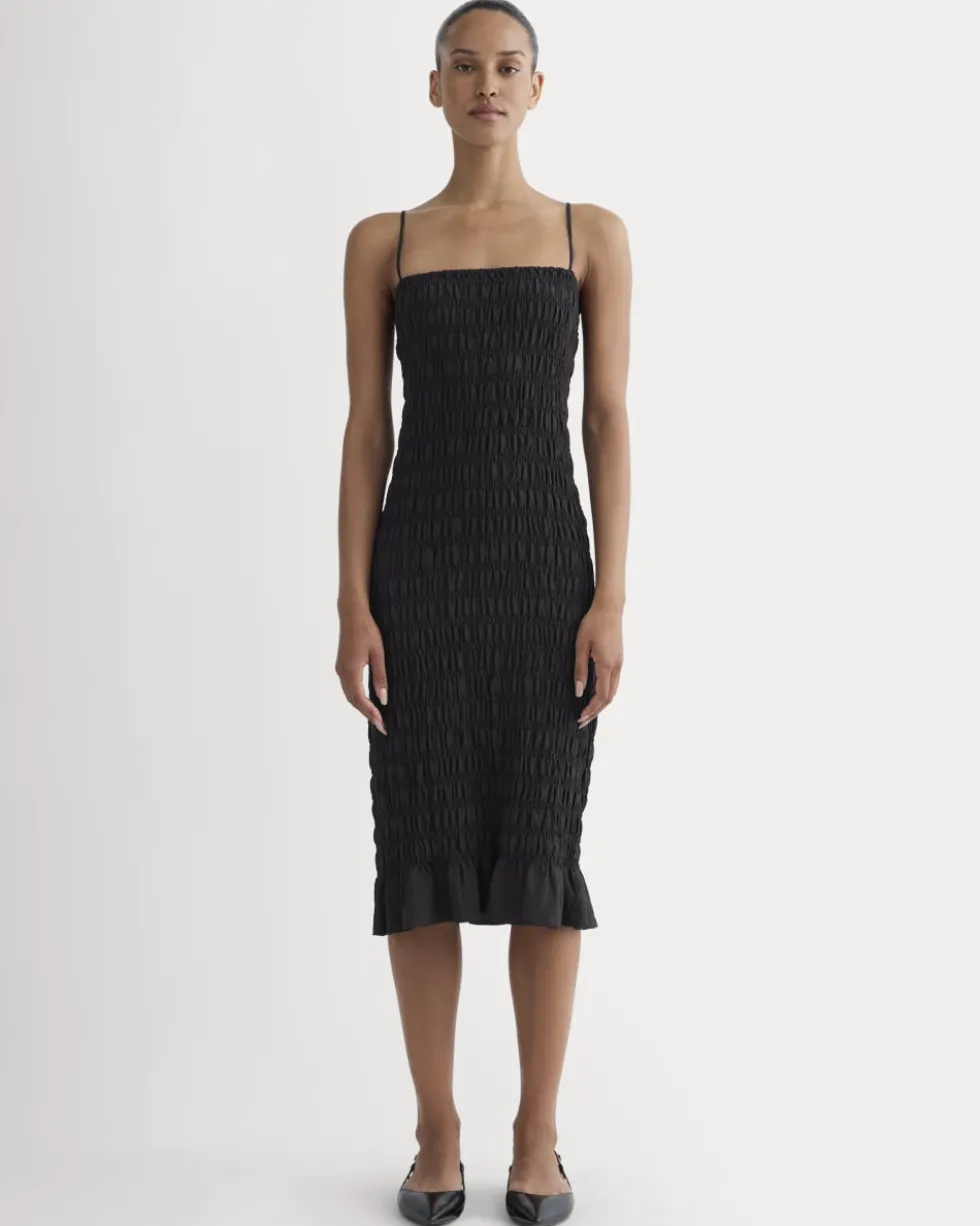 The Smocked Column Dress