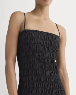 The Smocked Column Dress