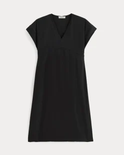The Tie-Back Dress in Stretch Linen